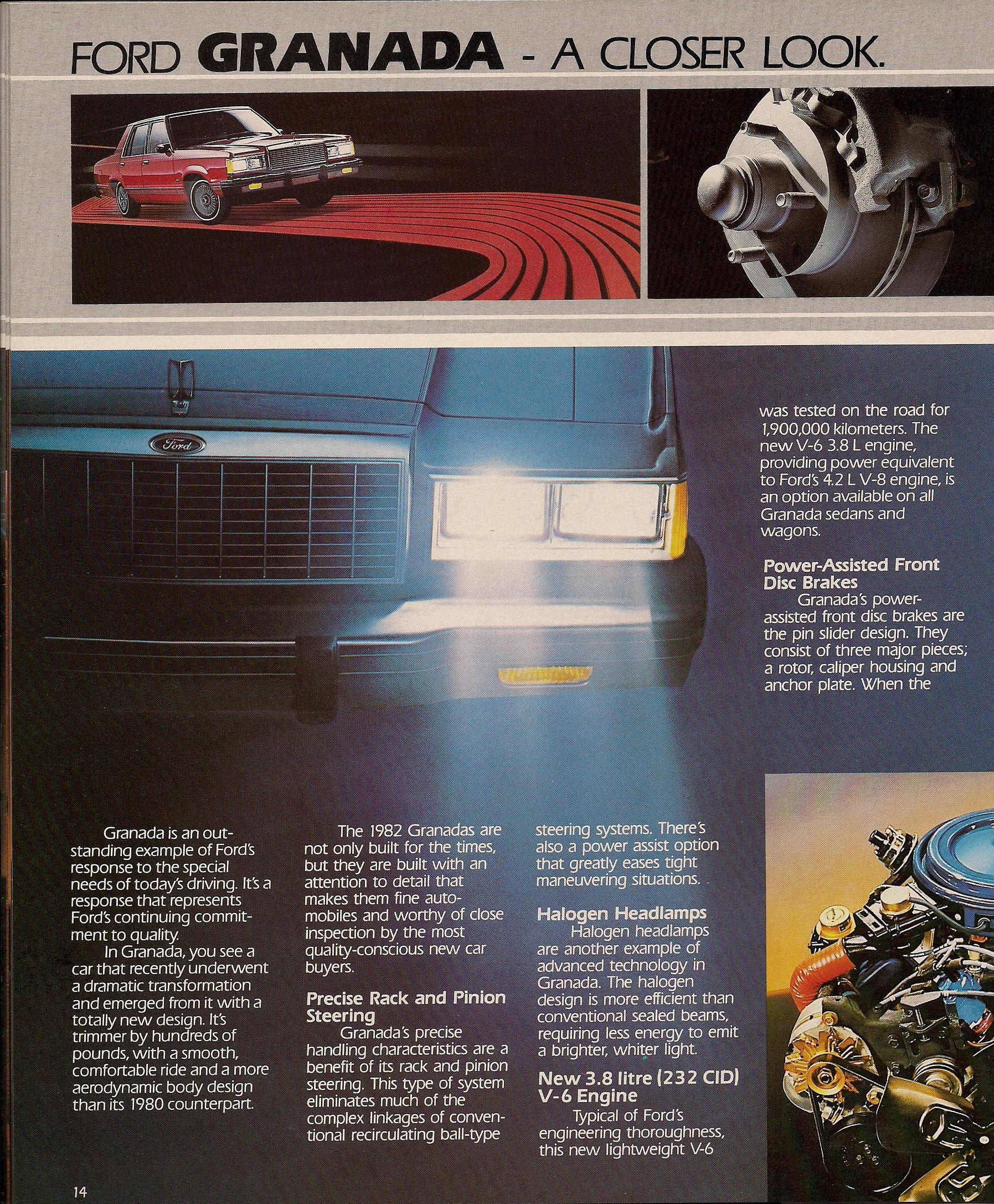 1982 Ford Granada Brochure Page 17